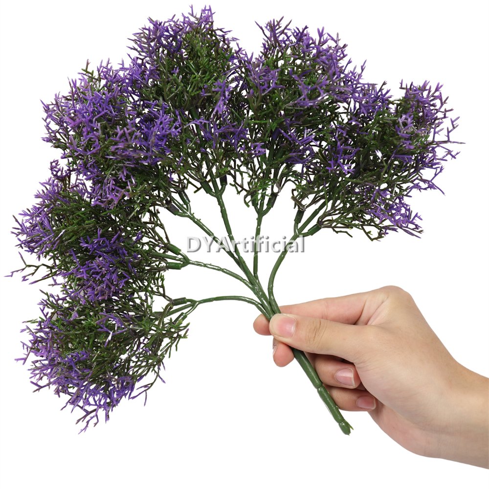 30CM Premium Artificial Coral Foliages in Purple Green