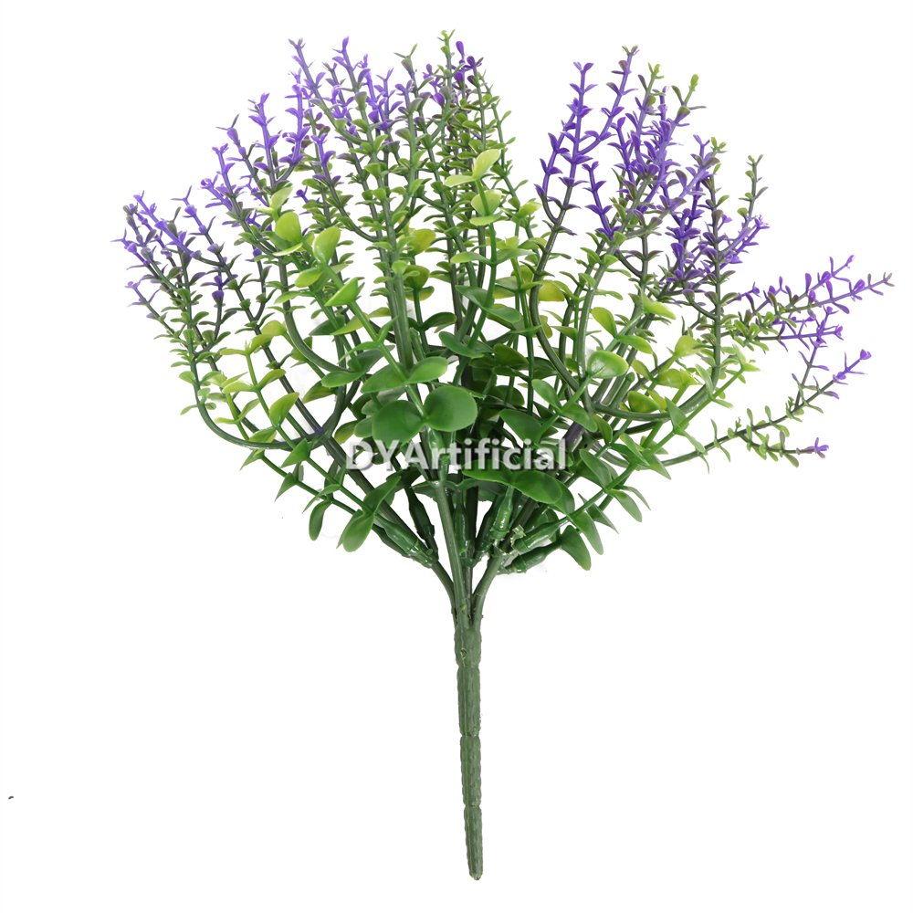 Small Artificial Baby’s Breath Bush 25CM Length in Purple