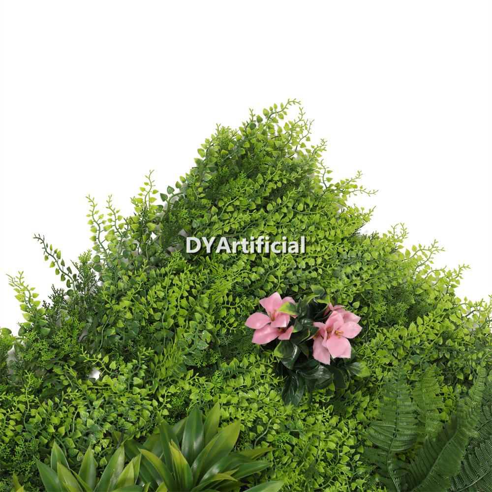Spring Day Artificial Plants Wall Panel 100x100CM Outdoor UV