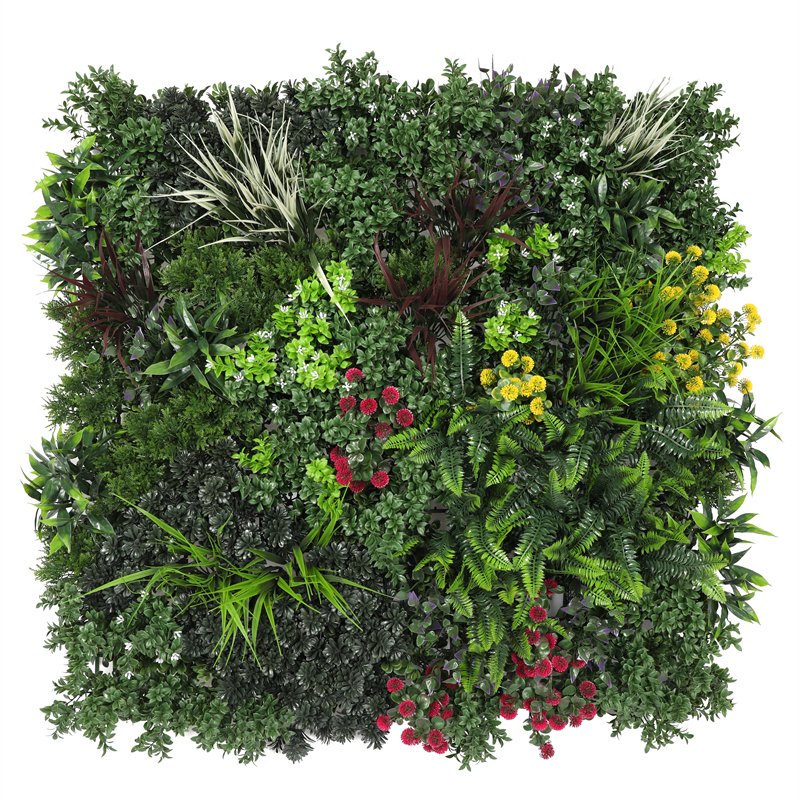 Outdoor UV Protected Artificial Plants Wall Panels