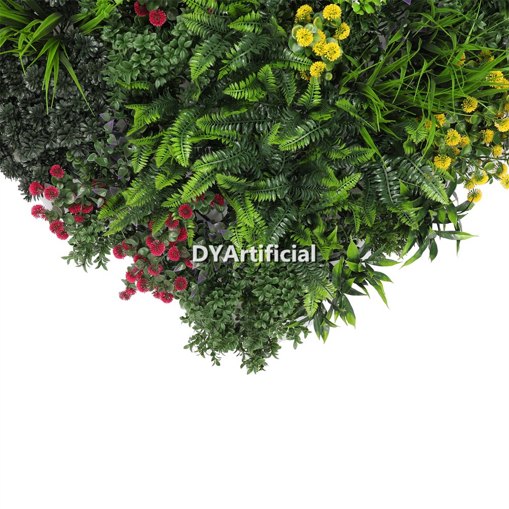 BEST Colorful Auspicious Clouds Artificial Plants Wall Panel 100x100CM Outdoor UV