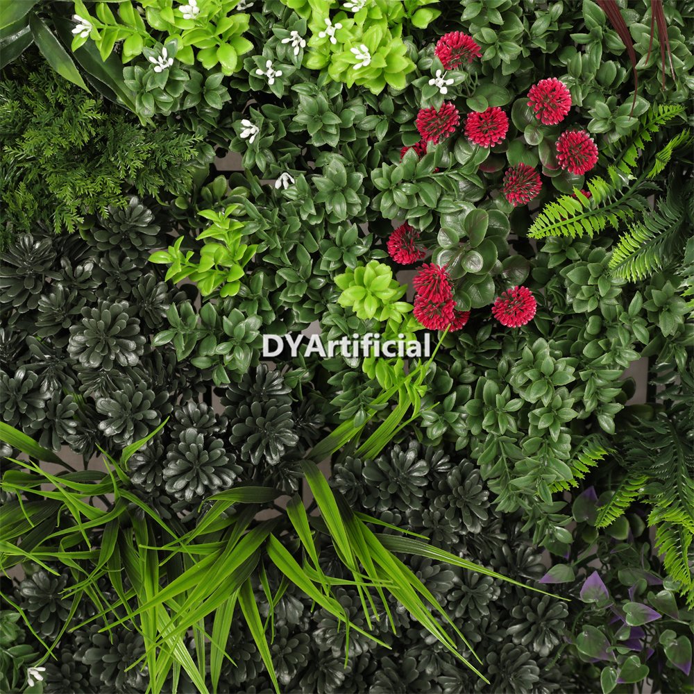 BEST Colorful Auspicious Clouds Artificial Plants Wall Panel 100x100CM Outdoor UV