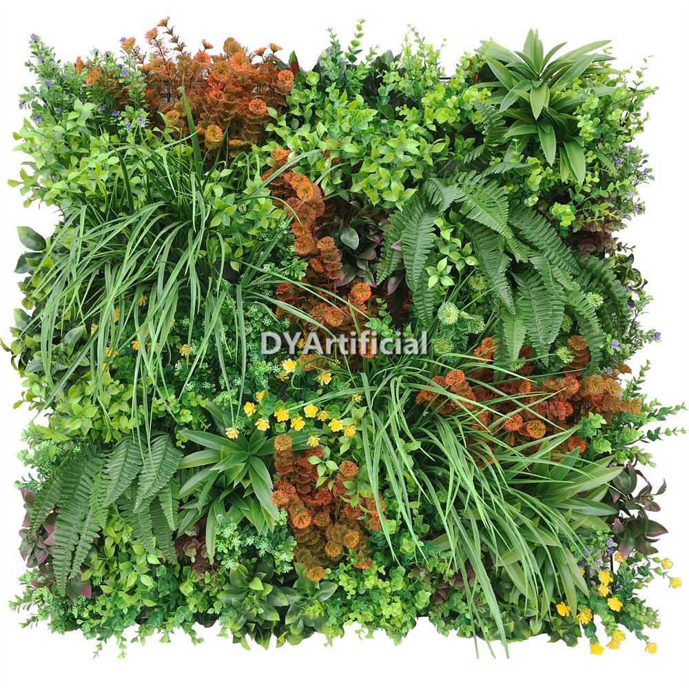 Indoor NO FR Artificial Plants Wall Panel UV Protected