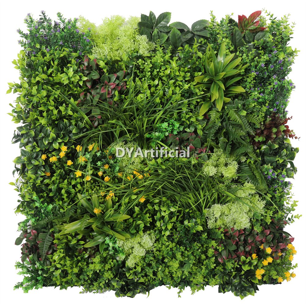 Spring Two Artificial Plants Wall Panel Indoor