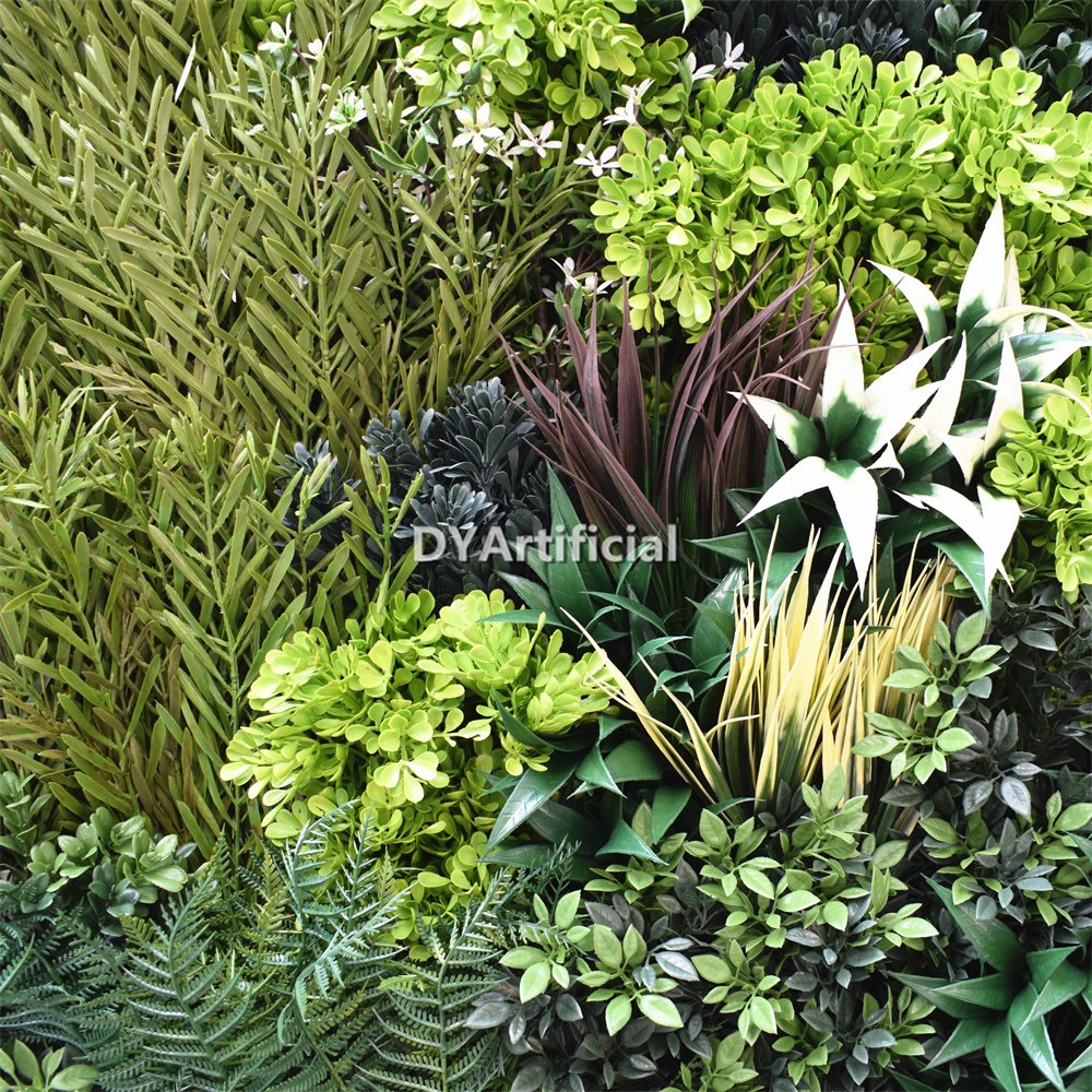 100cm by 100cm Forest Garden Artificial Plants Wall Panel UV FR