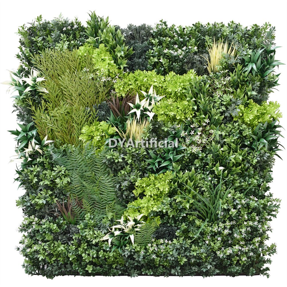 100cm by 100cm Forest Garden Artificial Plants Wall Panel UV FR