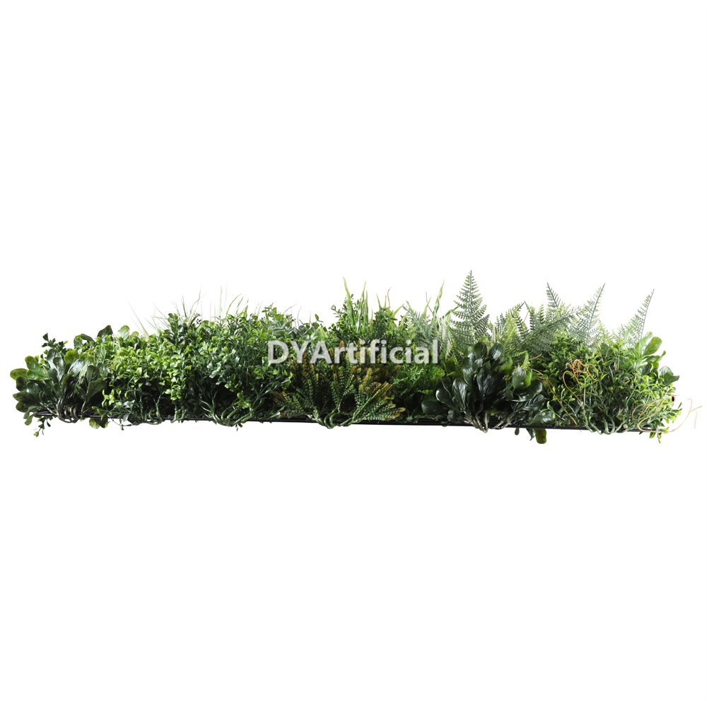 GREEN FINDER Metal Mesh Artificial Plants Wall Panel UV FR